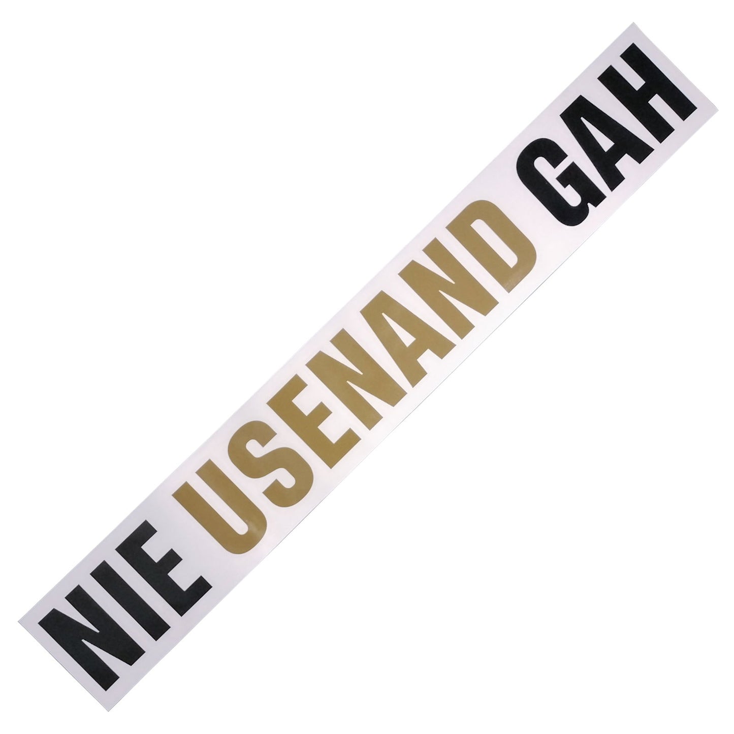 Wandtattoo Nie Usenand Gah