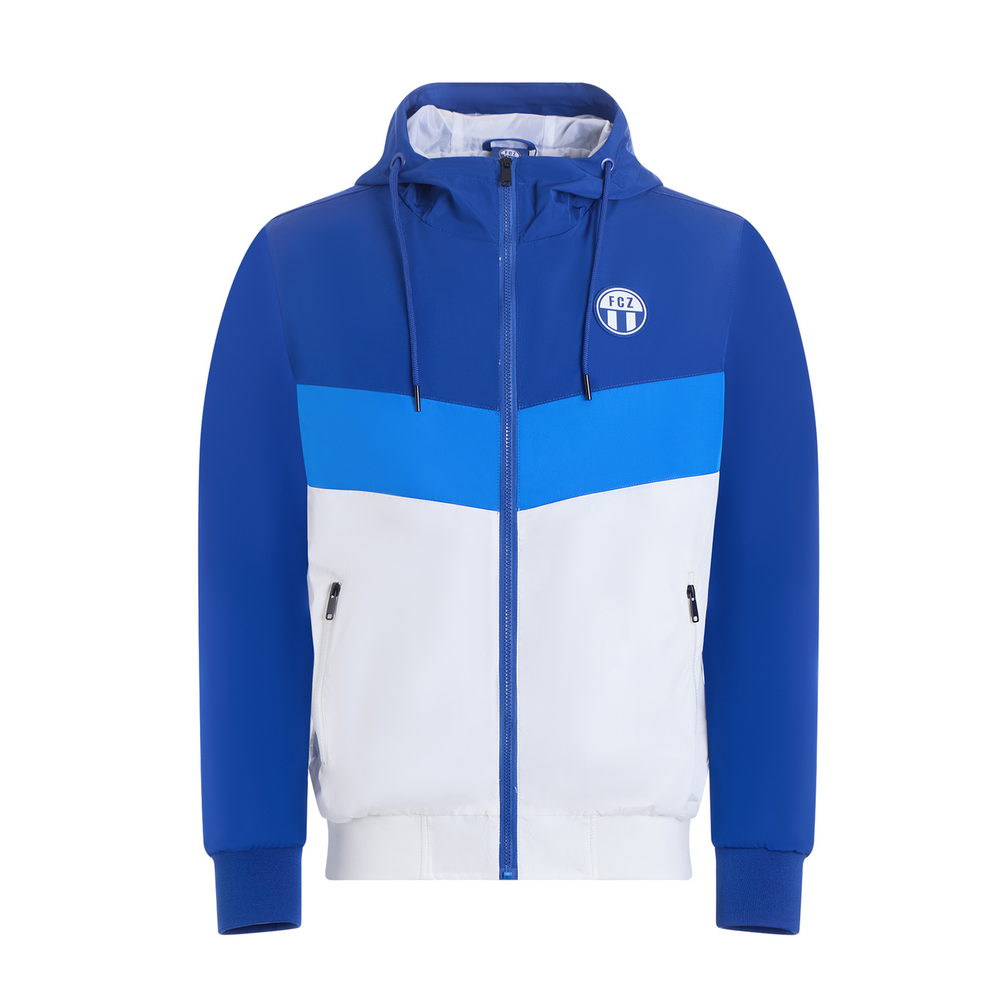 Windbreaker Blau|Weiss