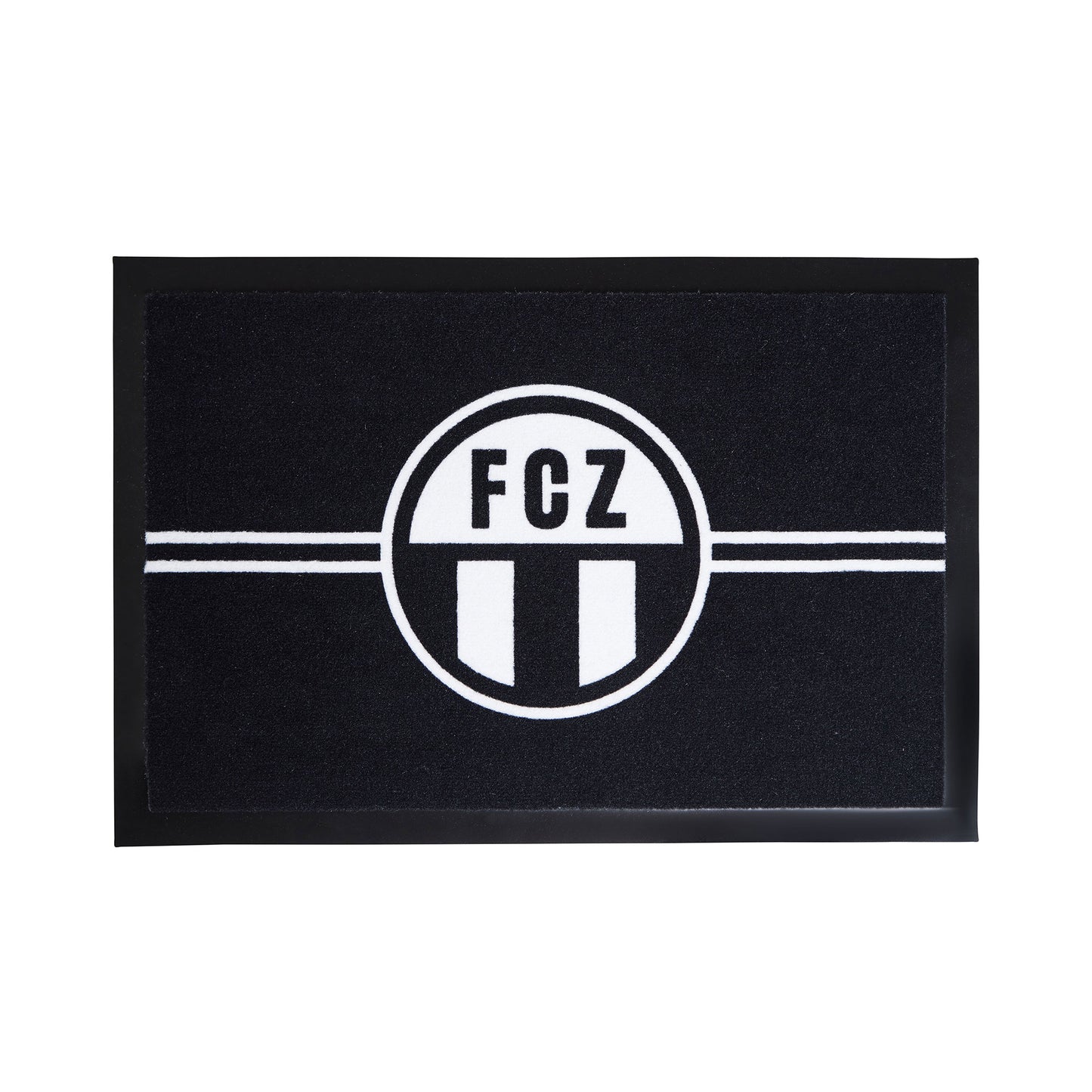 Fussmatte schwarz