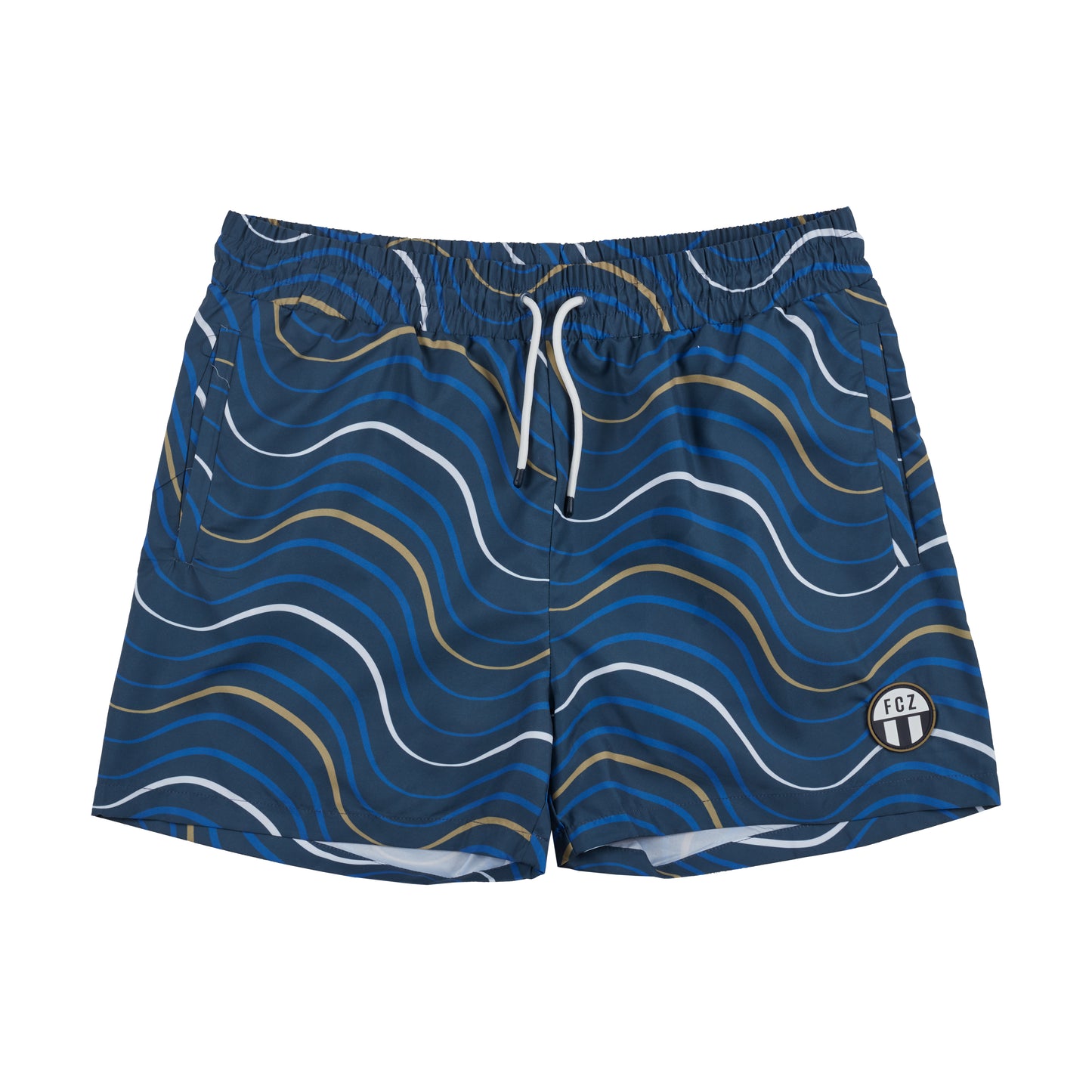 Badehose dunkelblau/gold