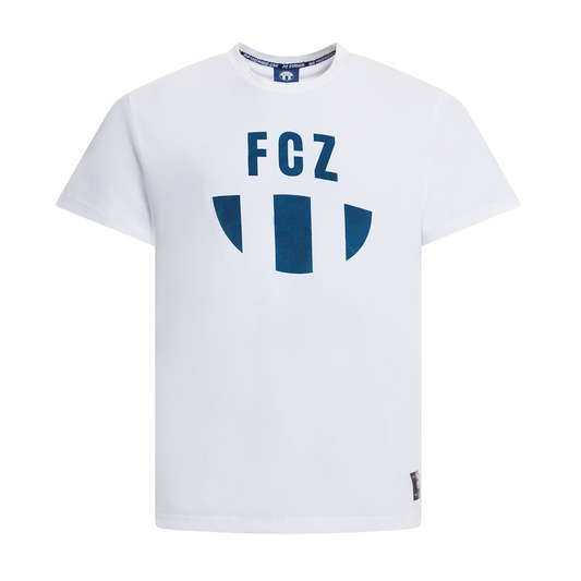 T-SHIRT FCZ GHOST LOGO WHITE