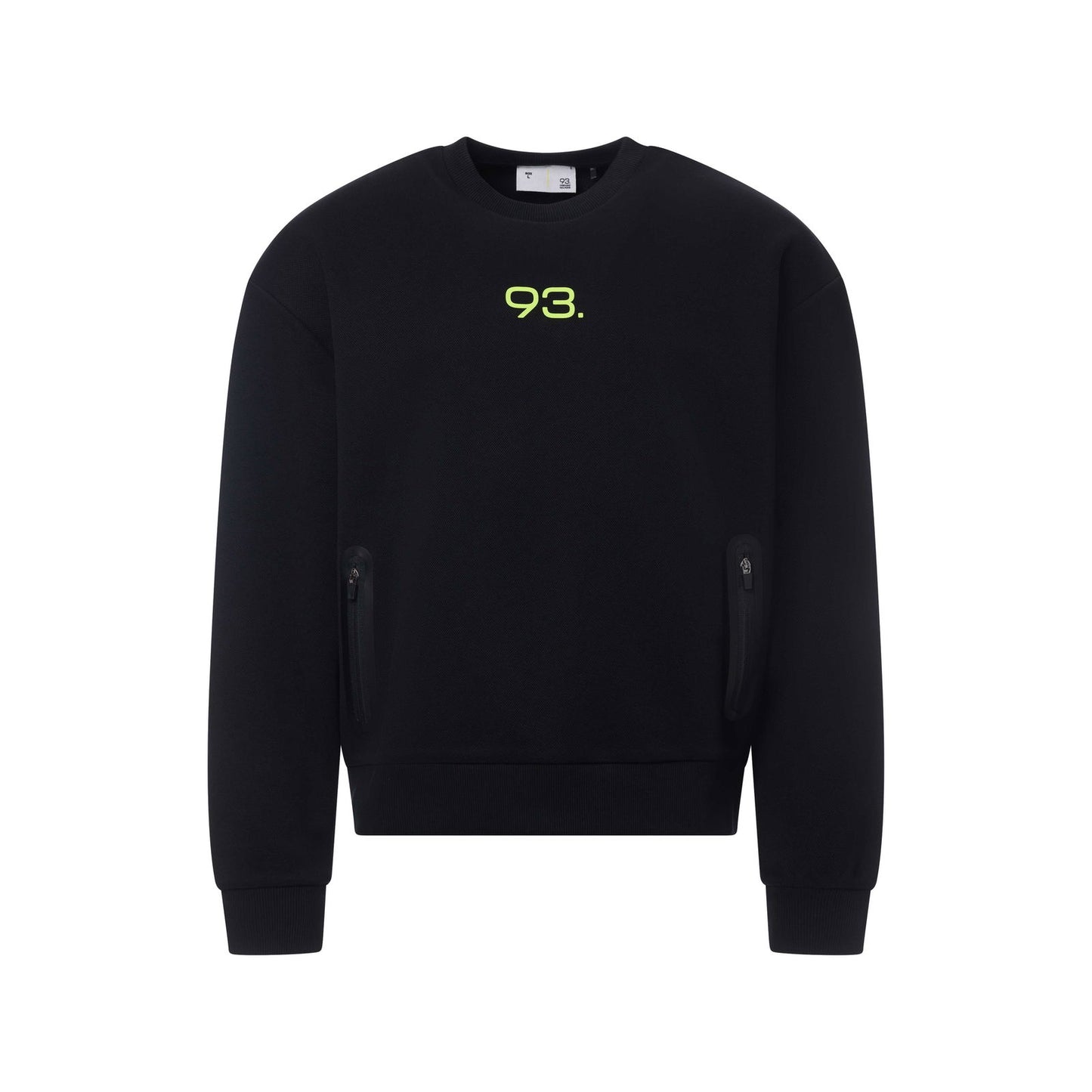 93. Sweater Piqué Noir