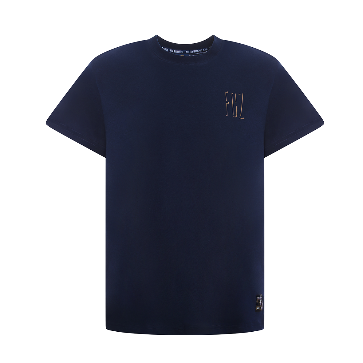 T-SHIRT FCZ SHADOW LETTERS NAVY