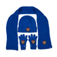 Kinderset Mütze, Schal, Handschuhe