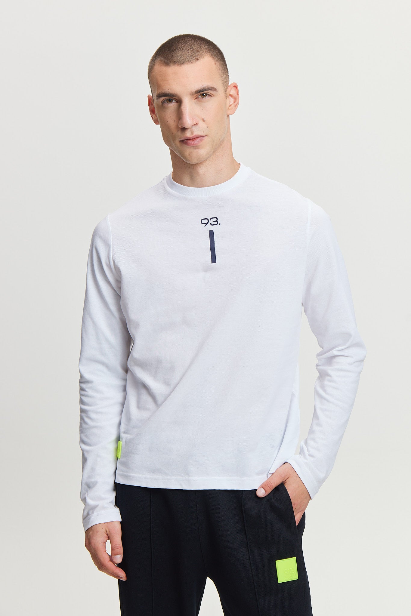 93. Longsleeve Piqué Blanc