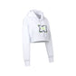 93. WMNS Cropped Hoodie Blanc