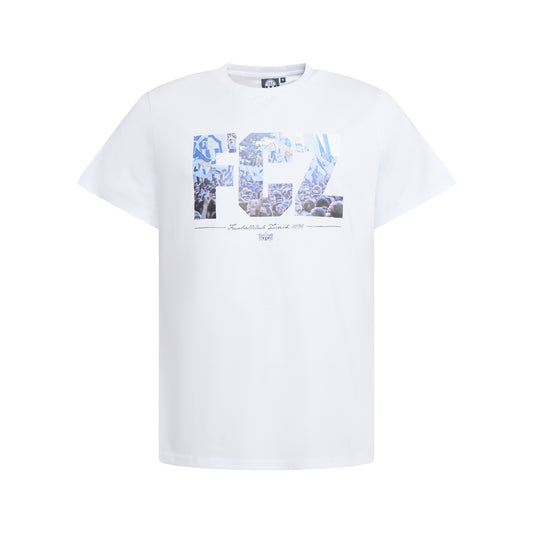 T-Shirt FCZ Flags weiss