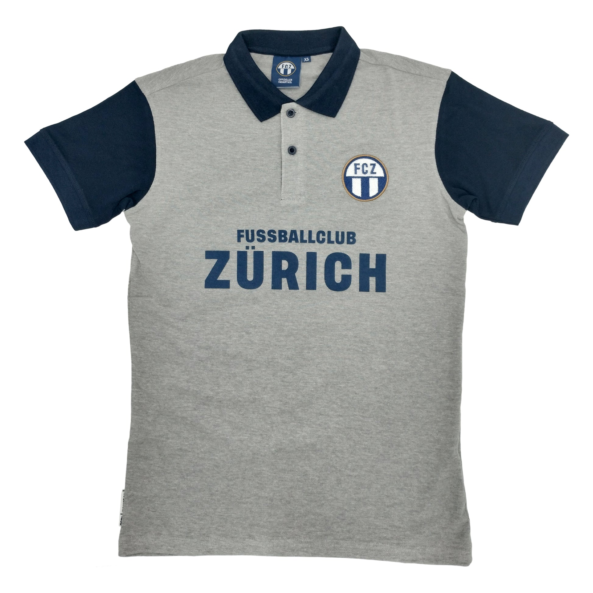 Poloshirt Fussballclub Zürich grau