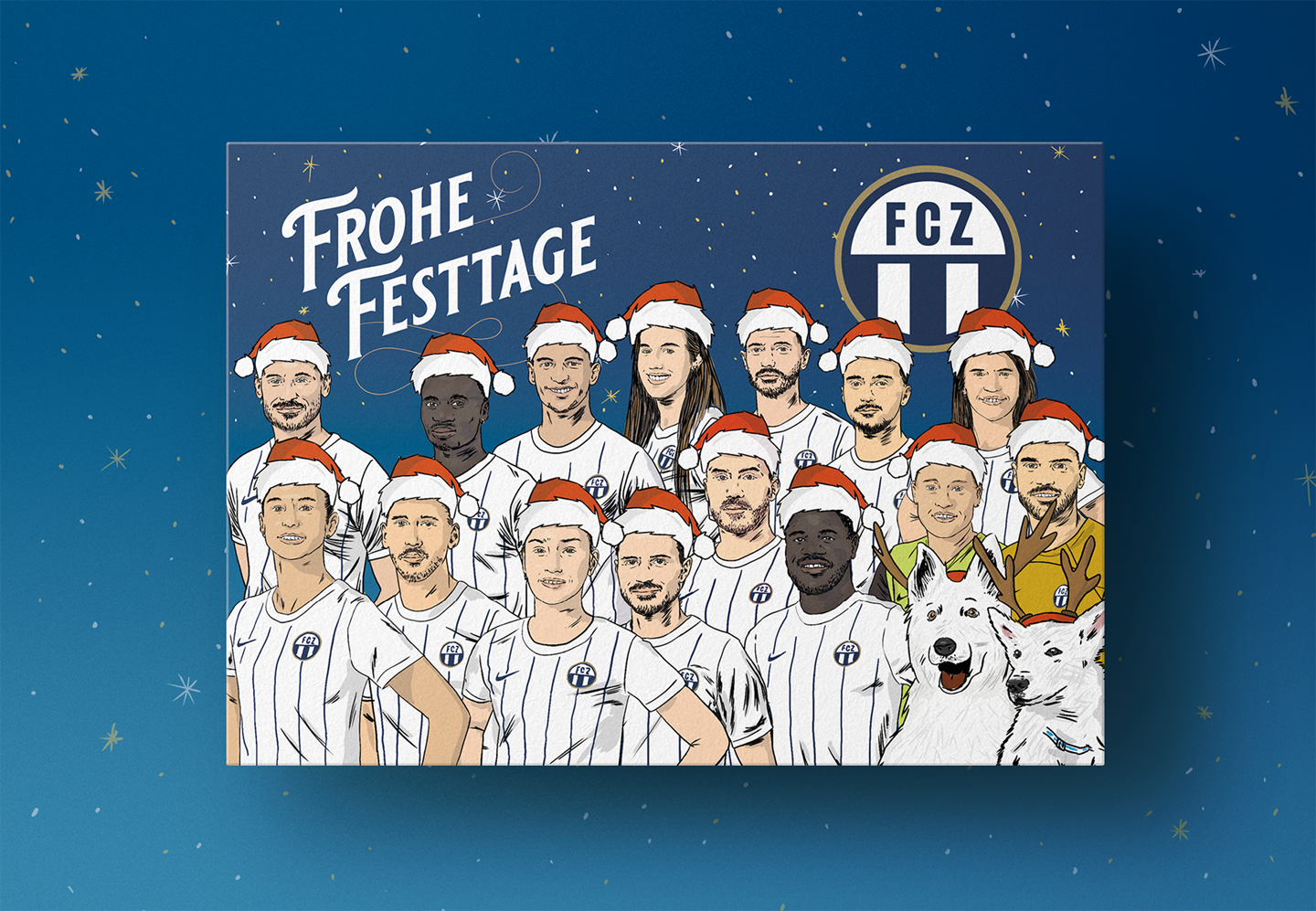 FCZ Weihnachtskarte