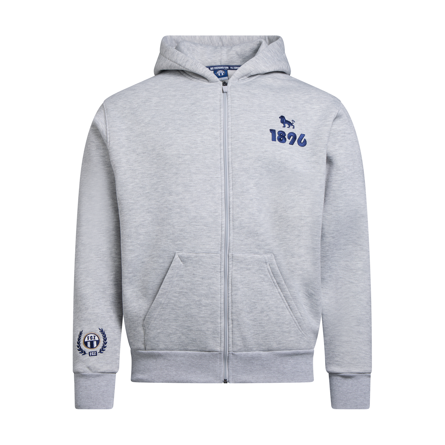 Zip Hoodie 1896 Grau