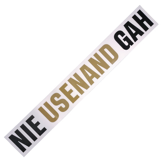 Wandtattoo Nie Usenand Gah