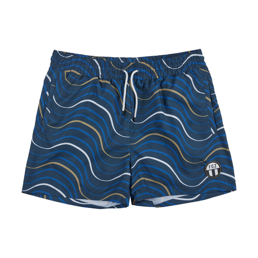 Badehose dunkelblau/gold