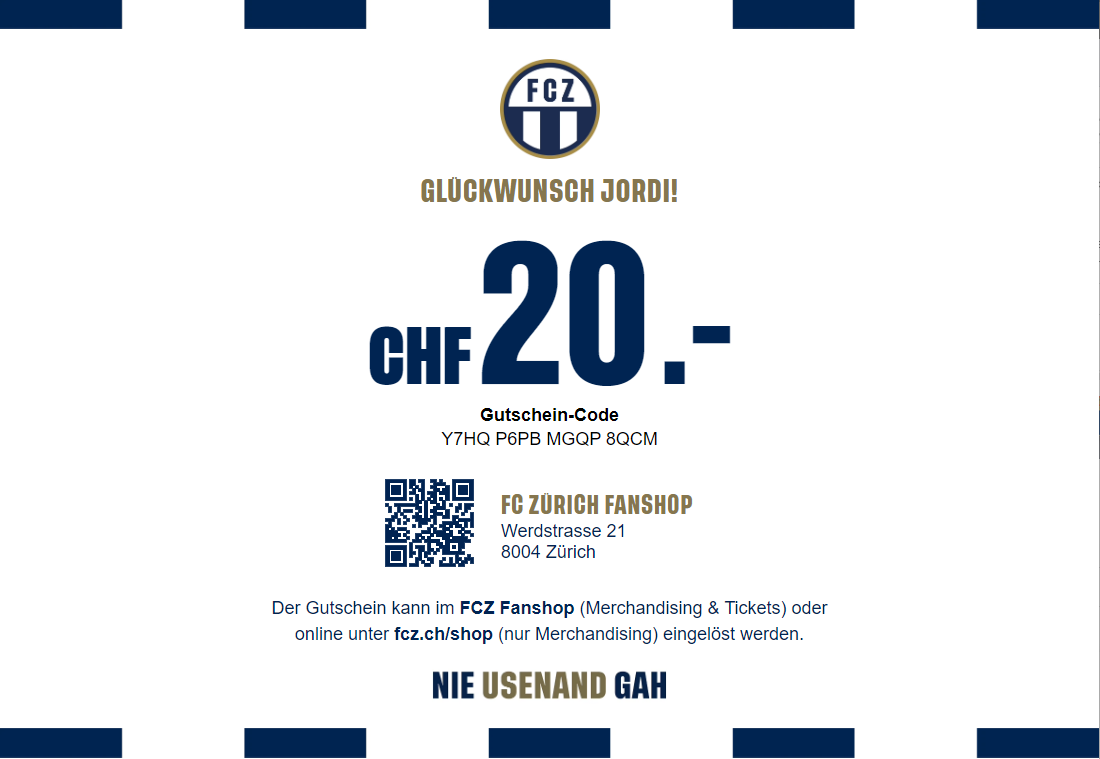 Geschenkgutscheine